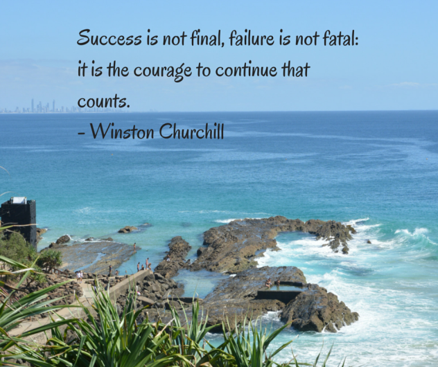 Success is not final, failure is not