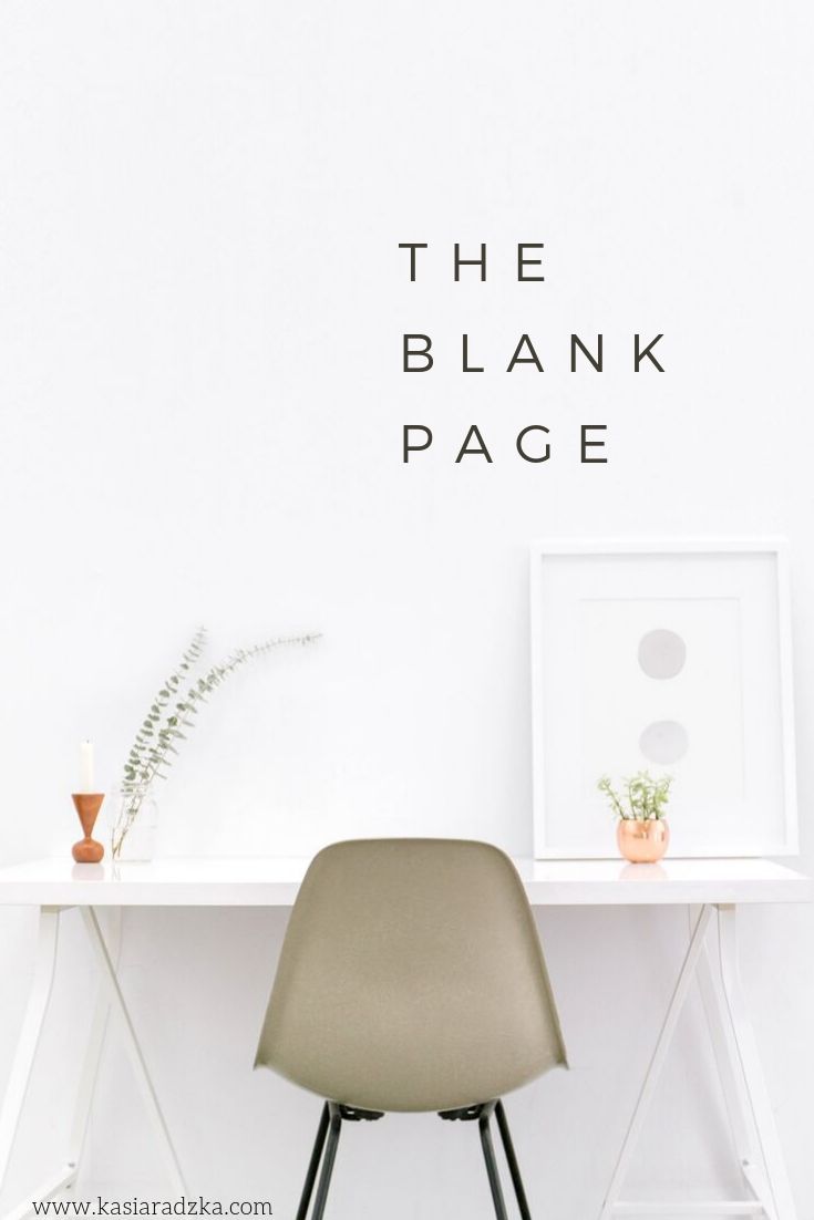 the magic in the blank page