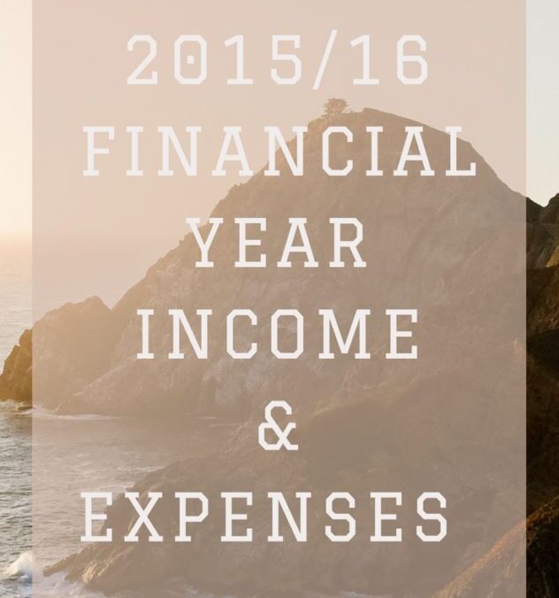 First Financial Year Author-Entreprenuer Income & Expenses