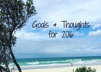 Goals and Thoughts for 2016